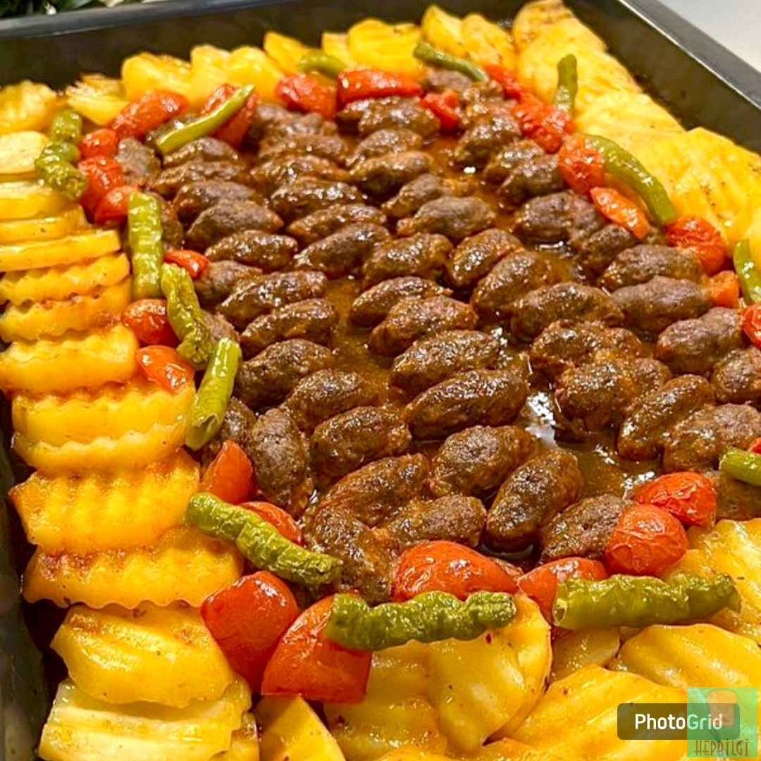 Fırında Soslu Patates Köfte - 1
