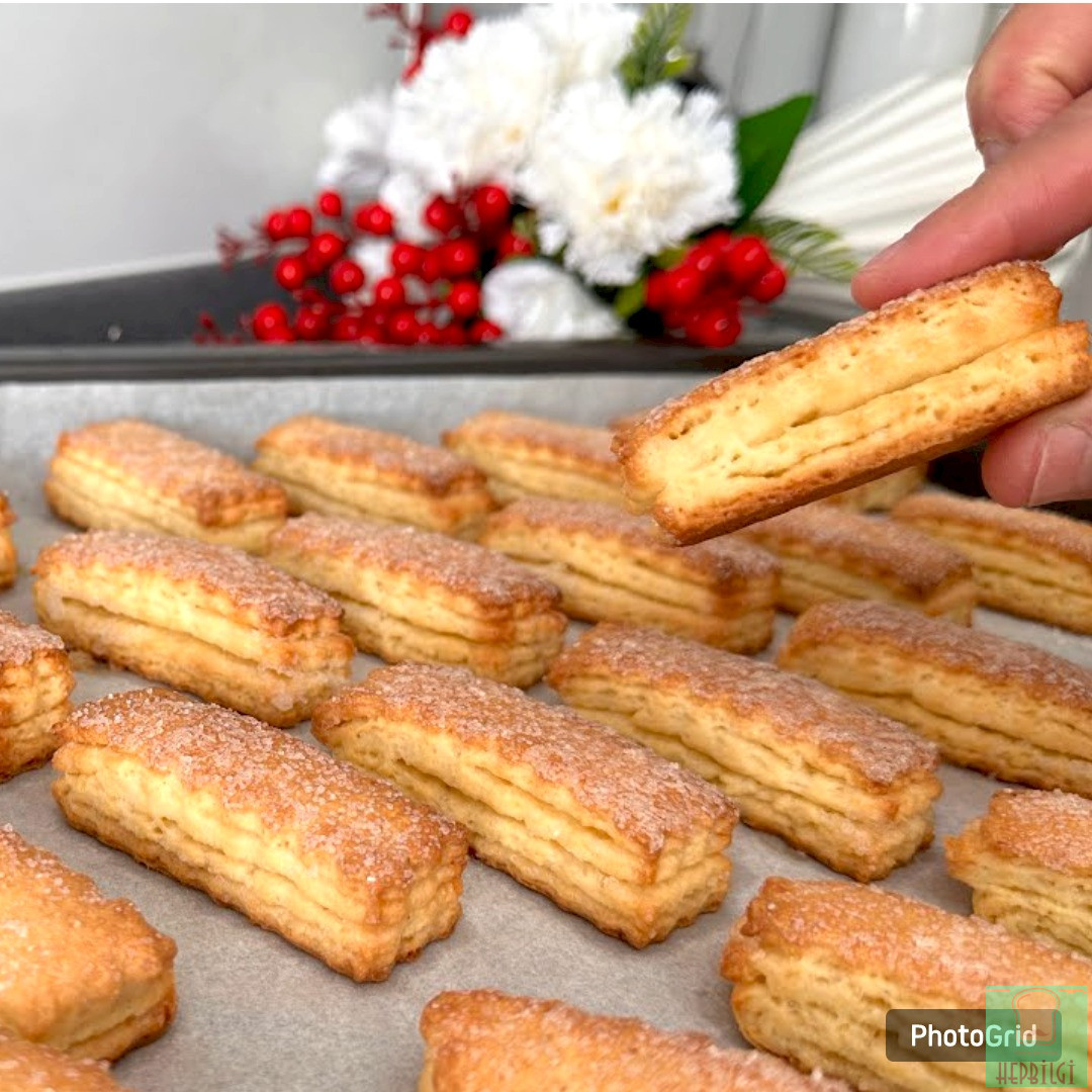 Dışı Çıtır Çıtır Ağızda Eriyen Kurabiye Tarifi - 1