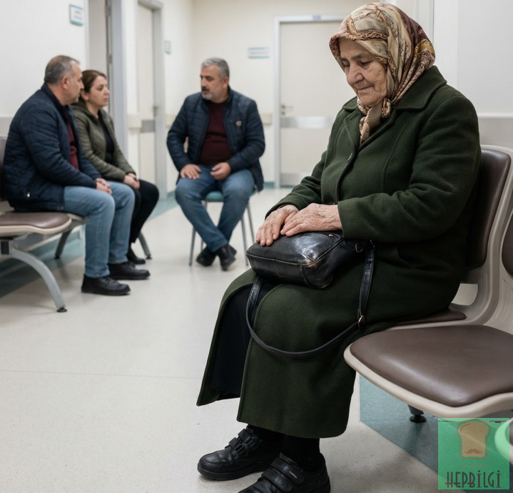 Hastanenin bekleme salonunda insanlar yaşlı bir kadına sessizce gülüyordu - 2