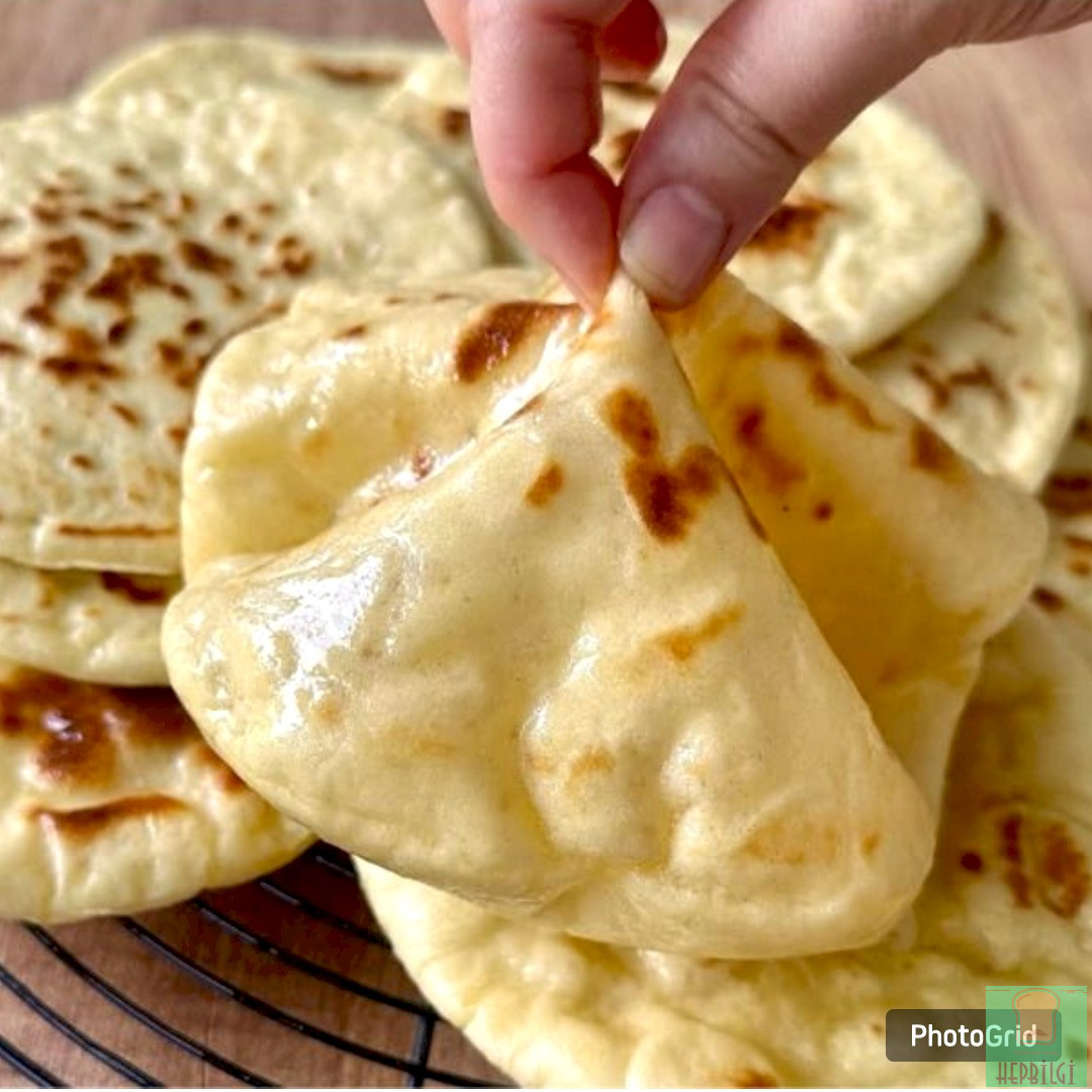 Patates Dolgulu Puf Puf Bazlama - 1