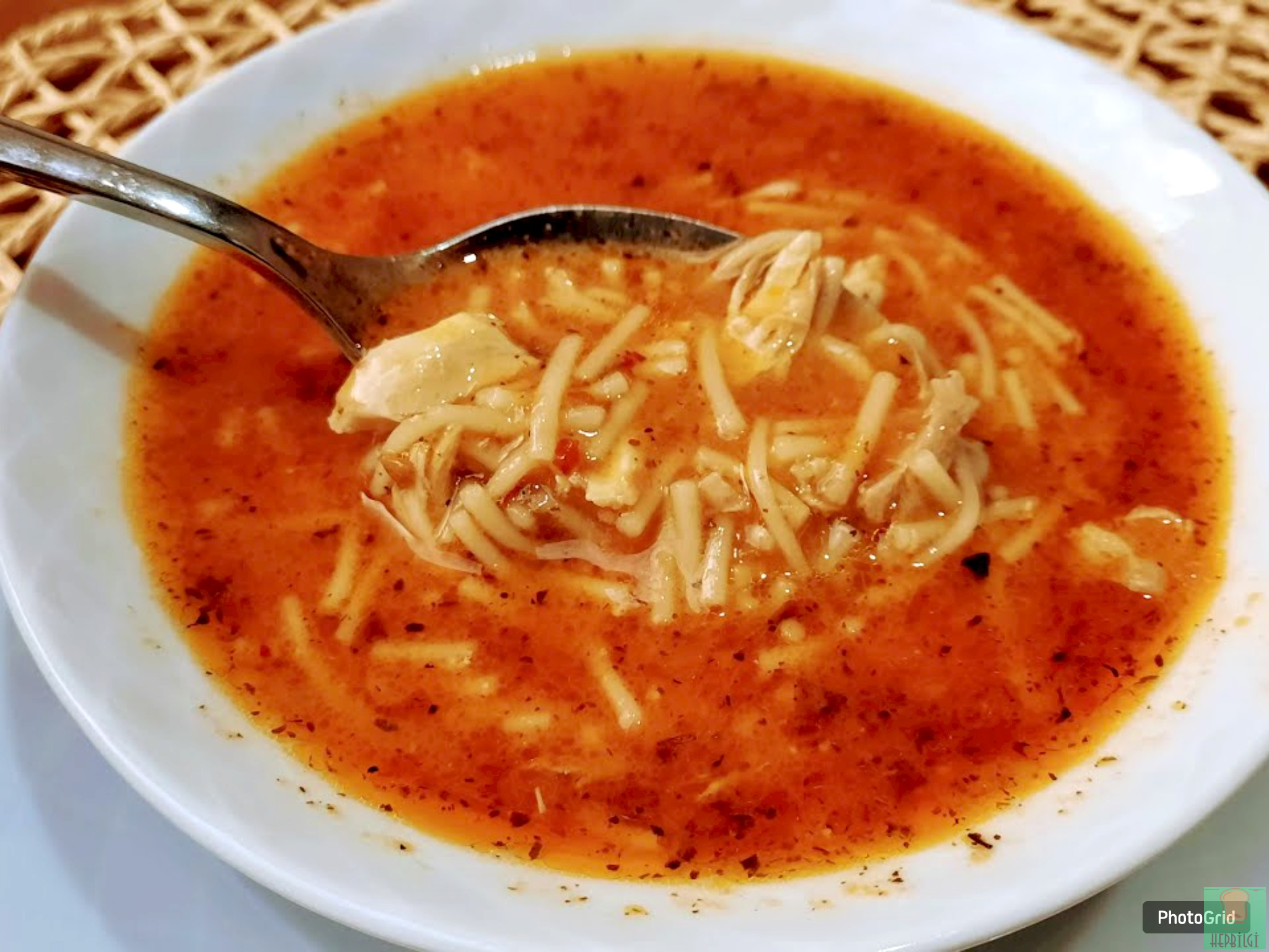 tavuklu şehriye çorbası - 1